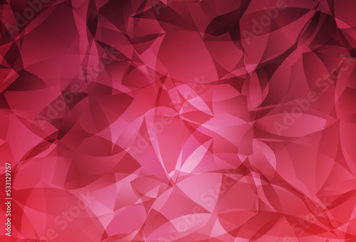 Light Pink vector gradient triangles template.