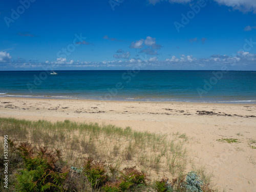 Plage paradisiaque, plage des Ovaires, Île d'Yeu, Vendée, Pays de la Loire, France