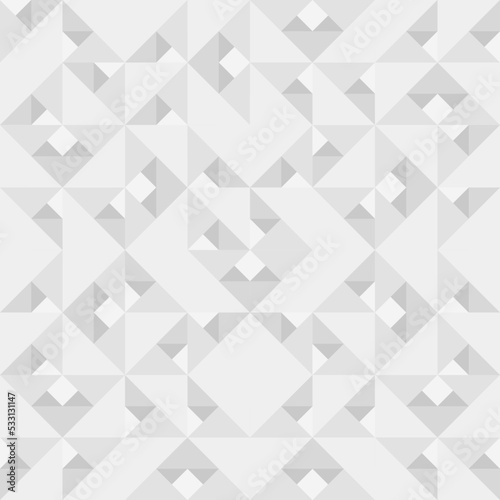 Seamless pattern. Mosaic, structure of triangles. Vector design.