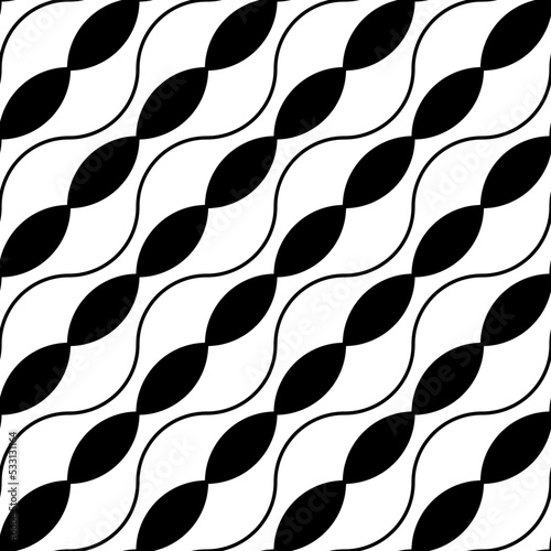Wavy lines  seamless pattern  diagonal structure  geometric vector design