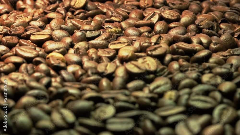 roasted coffee beans, can be used as a background roasted coffee beans, can be used as a background