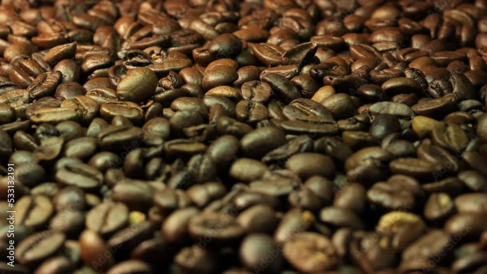 roasted coffee beans, can be used as a background roasted coffee beans, can be used as a background