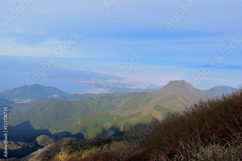 雲仙岳登山「妙見岳展望台からの眺望」