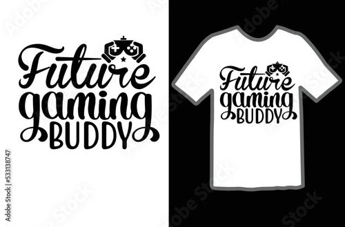 Future gaming buddy svg design