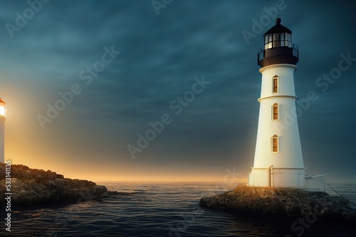 Lighthouse Against Sky © Rarity Asset Club