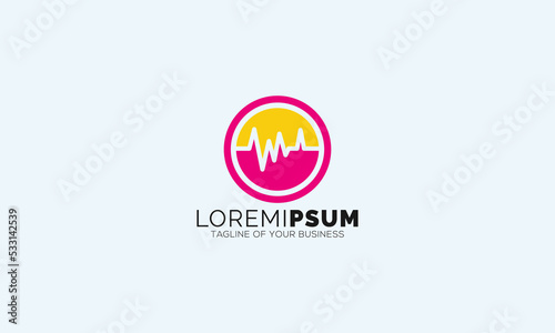 Free Download Puls line medical healthy business vector logo icon - GFXLoad