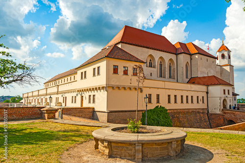 View of the Spilberk Castle in Brno, Czech Republic.