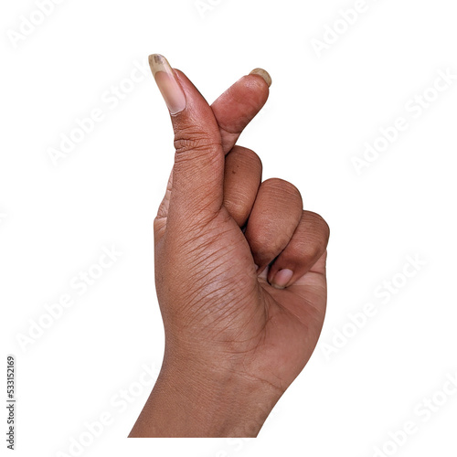 hand showing love
