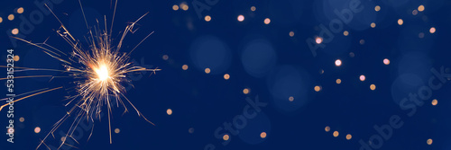 Wide Template to design flyer, banner for holidays