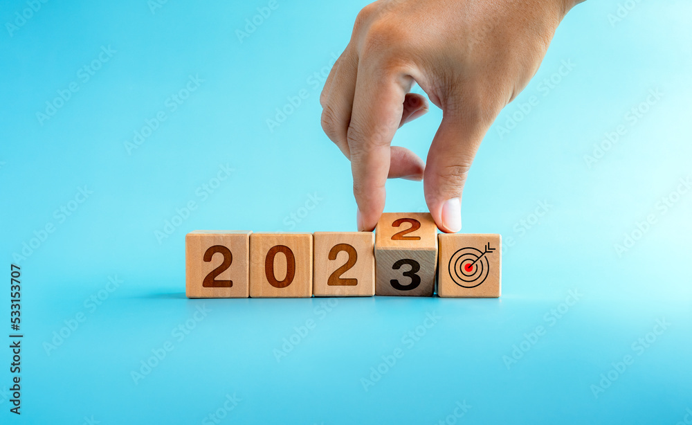 The Calendar Year 2022 Changed To 2023 With The Goal And Successful the-calendar-year-2022-changed-to-2023-with-the-goal-and-successful