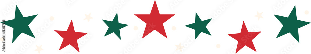 Christmas Star Decorative Line Christmas Star Decorative Line