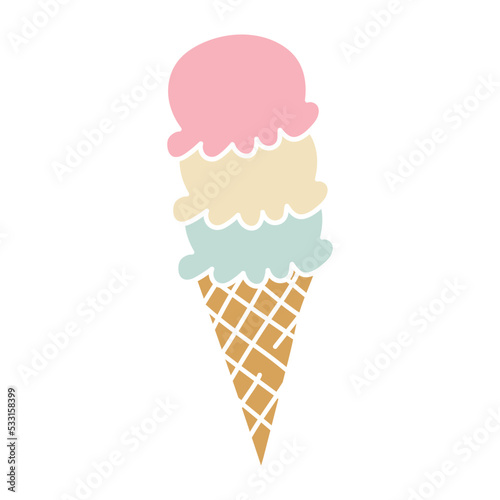 cute ice cream icon