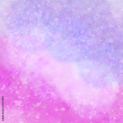Abstract pink and purple watercolor for background. illustration digital art painting for magic background concept.