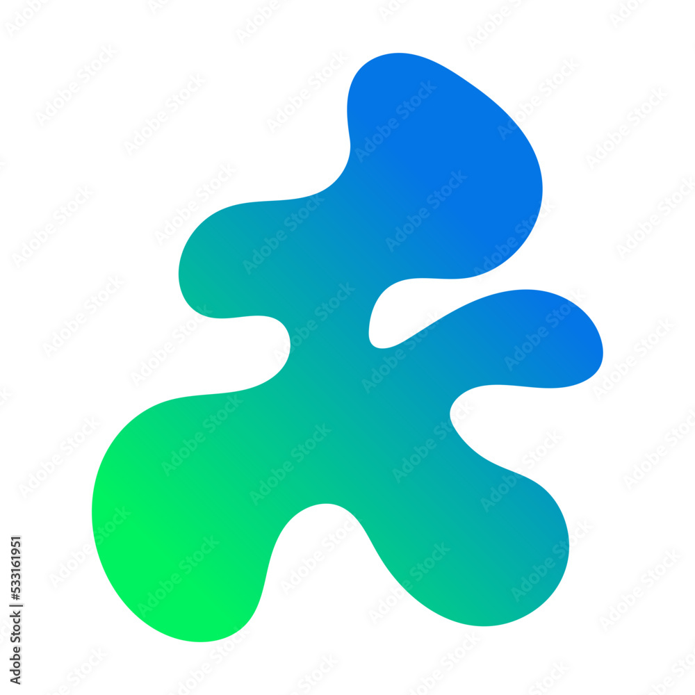 abstract minimalist blob shape decoration gradient abstract minimalist blob shape decoration gradient