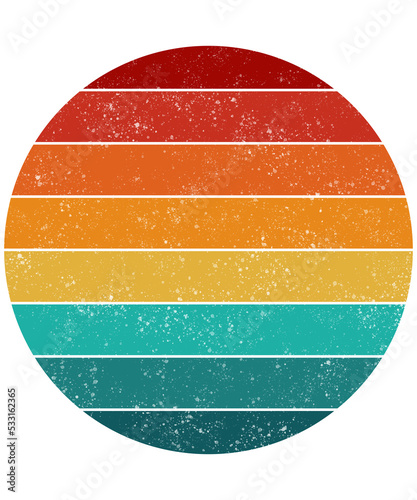 retro sunset vintage old design for background t-shirt, POD, book cover and other