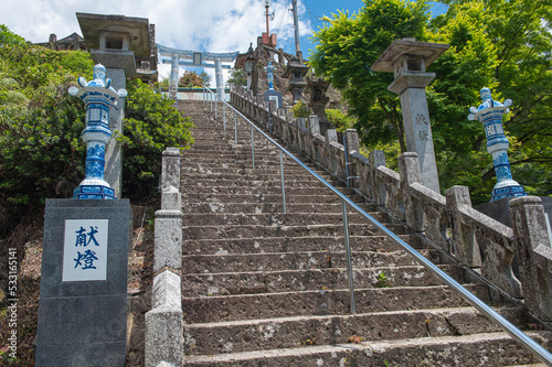 陶山神社の石段 photo