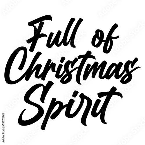 Full of Christmas Spirit