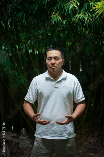 Traditional Chinese Medicne Man. 