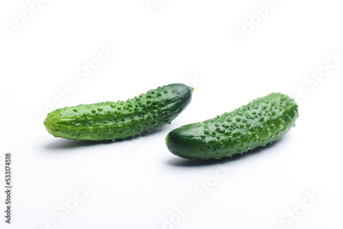 cucumber isolated on white background