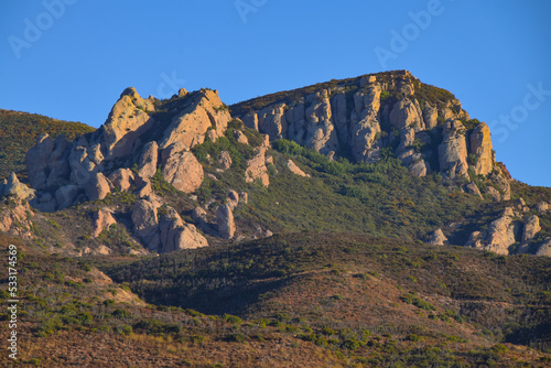 Boney Mountain from Rancho Sierra Vista, Santa Monica Mountains photo