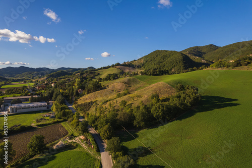 Wallpaper Mural Aerial view of interior on Marche region in Italy
 Torontodigital.ca