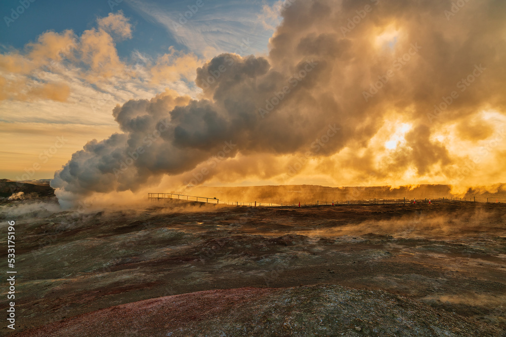 Hverir is one of the most active geothermal areas in all of Iceland.