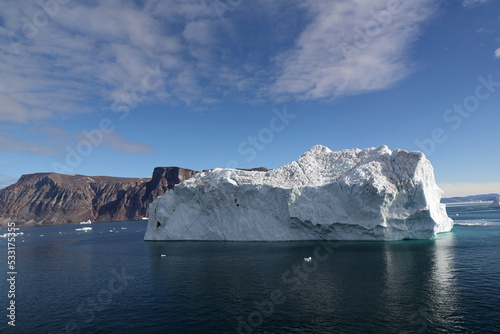 Iceberg in Uummannaq Fjord, Greenland, Denmark 