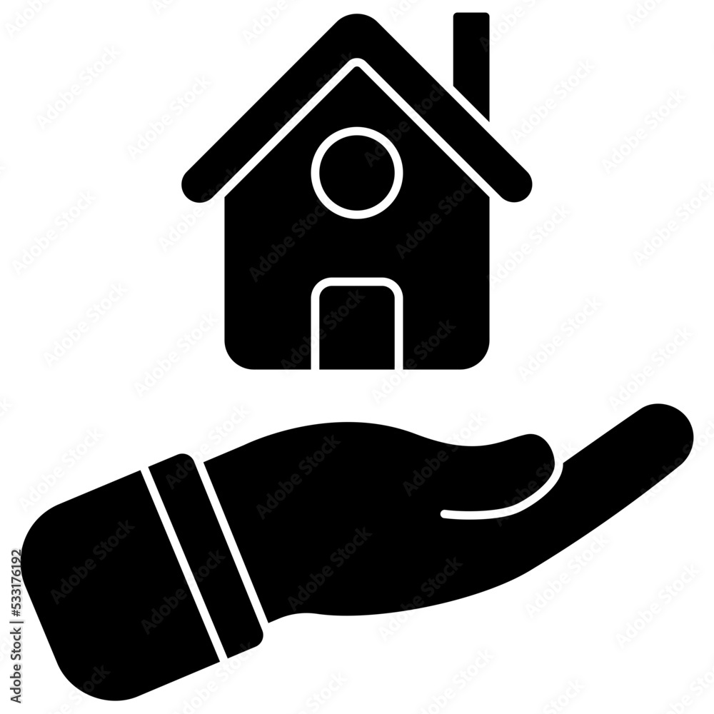 housing solid icon