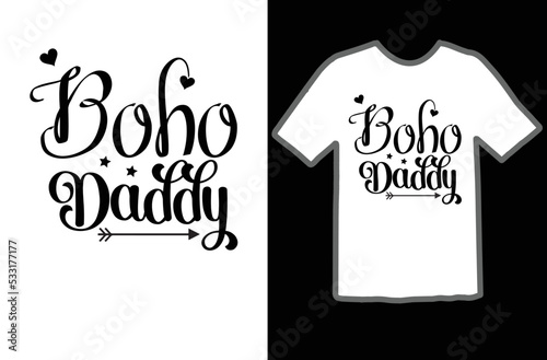 Boho daddy svg design