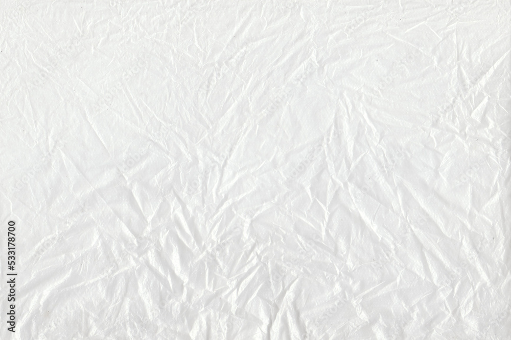 Obraz premium White wrinkle paper texture
