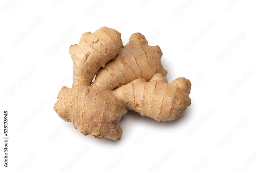 Ginger root isolated on white background. Ginger root isolated on white background.