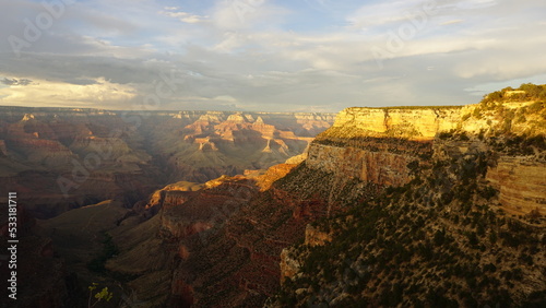 sunset in the mountains