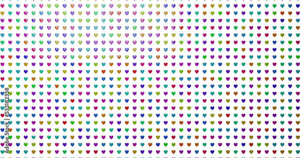 3d shiny hearts made in 3d 3d shiny hearts made in 3d