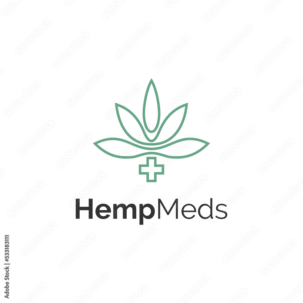 Marijuana Medical Logo Design Inspiration