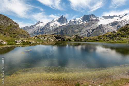 Bergsee, Lac Lérié, Plateau d'Emparis, Les Écrins, Frankreich