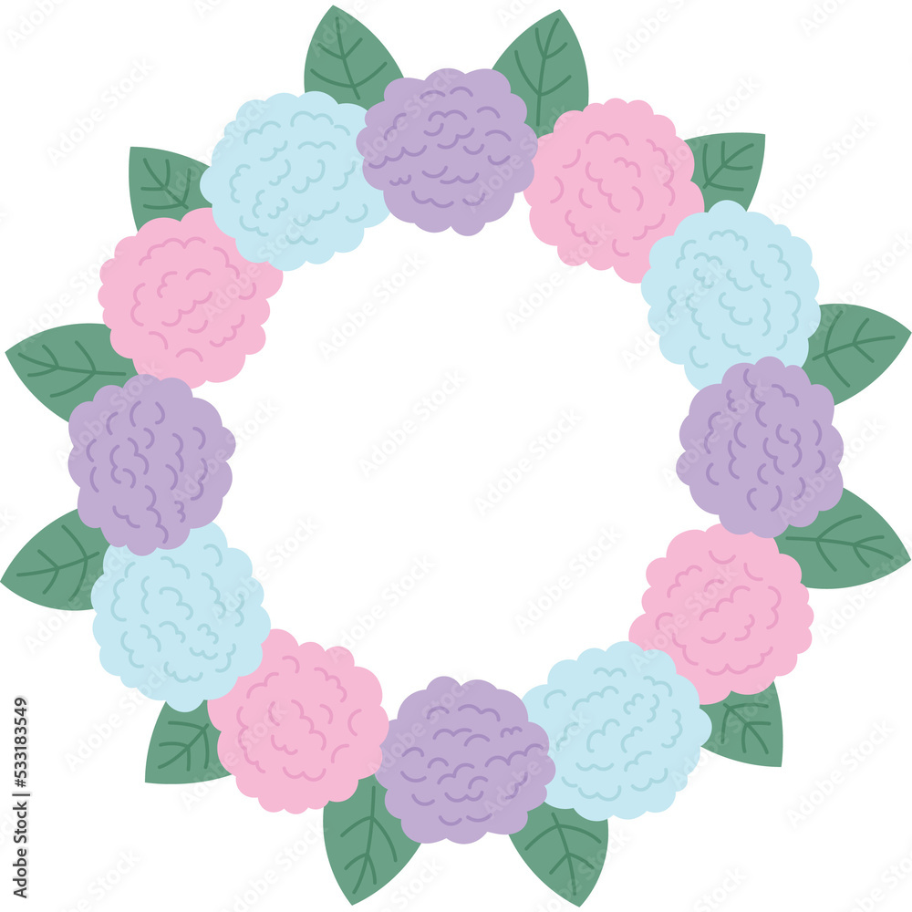 hydrangea floral wreath hydrangea floral wreath