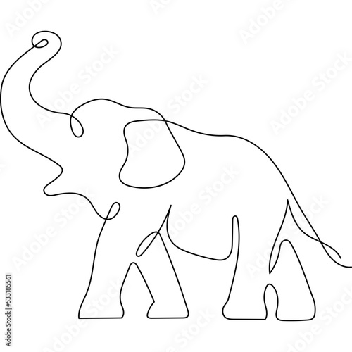 elephant lined animal