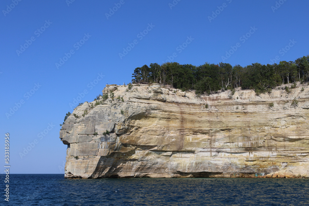 cliff and lake cliff and lake