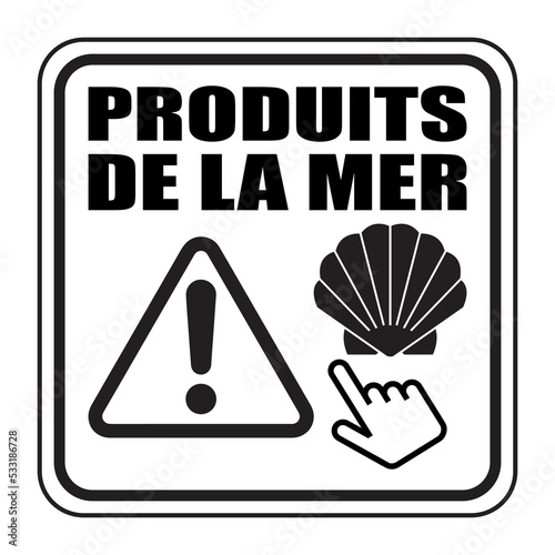 Logo produits de la mer.