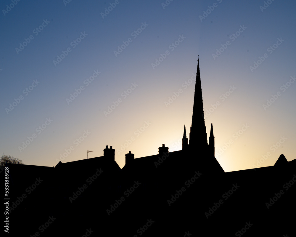 Norwich Cathedral at Sunrise
