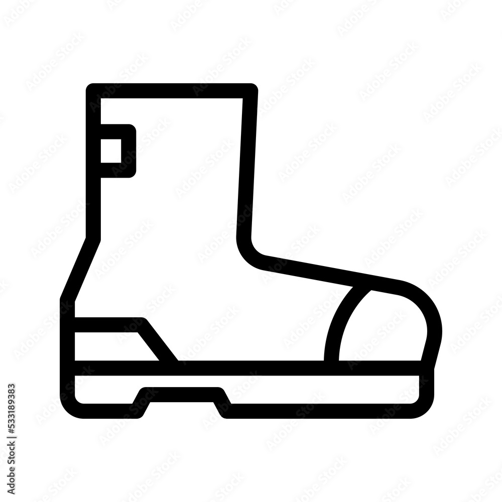 boots line icon illustration vector graphic boots line icon illustration vector graphic