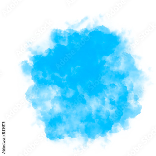 Blue Abstract Watercolor © Dstudio
