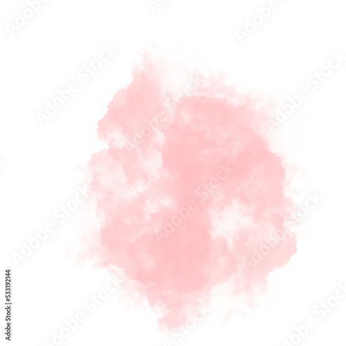 Pink Abstract Watercolor