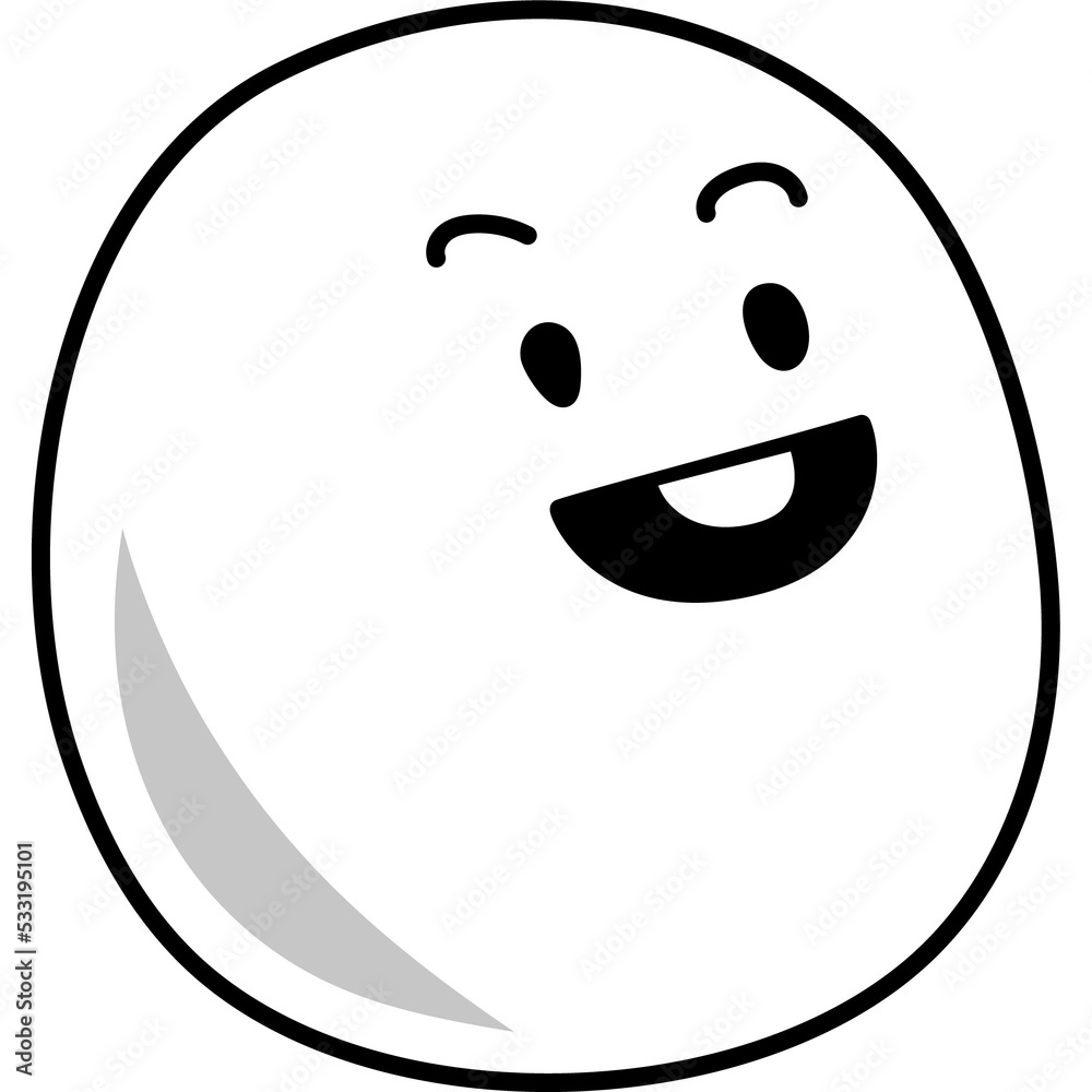 Fototapeta premium grinning squinting face emoji