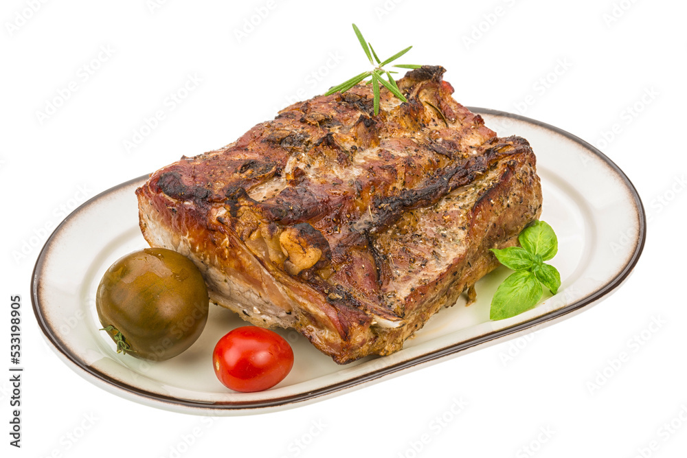 Grilled pork