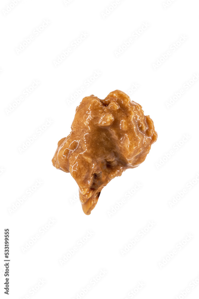 Isolated food photography candy toffee Isolated food photography candy toffee