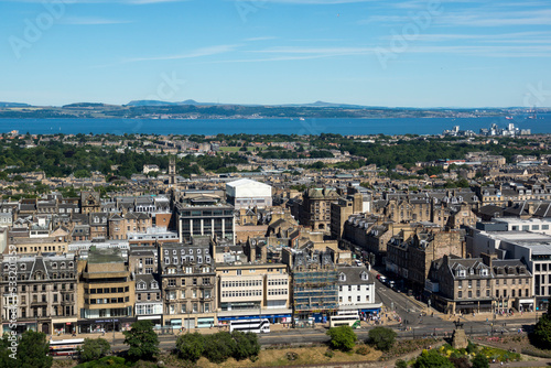 City landscape of Edinburgh