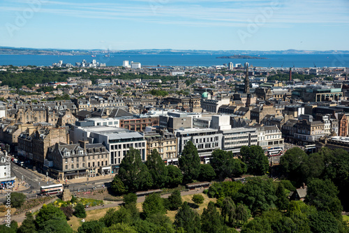 City landscape of Edinburgh