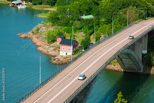 Bridge on the   land Islands