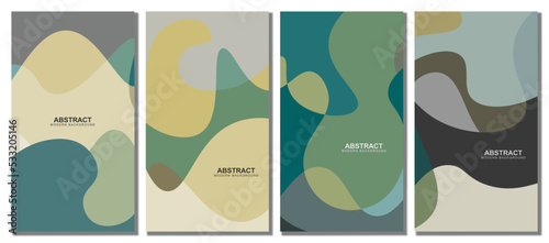 Abstract wavy set background.